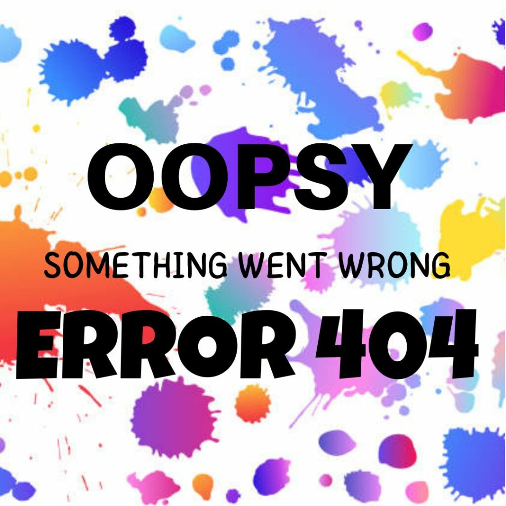 oops something went wrong page not found